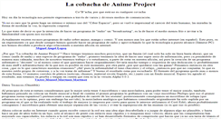 Desktop Screenshot of cobacha.animeproject.org